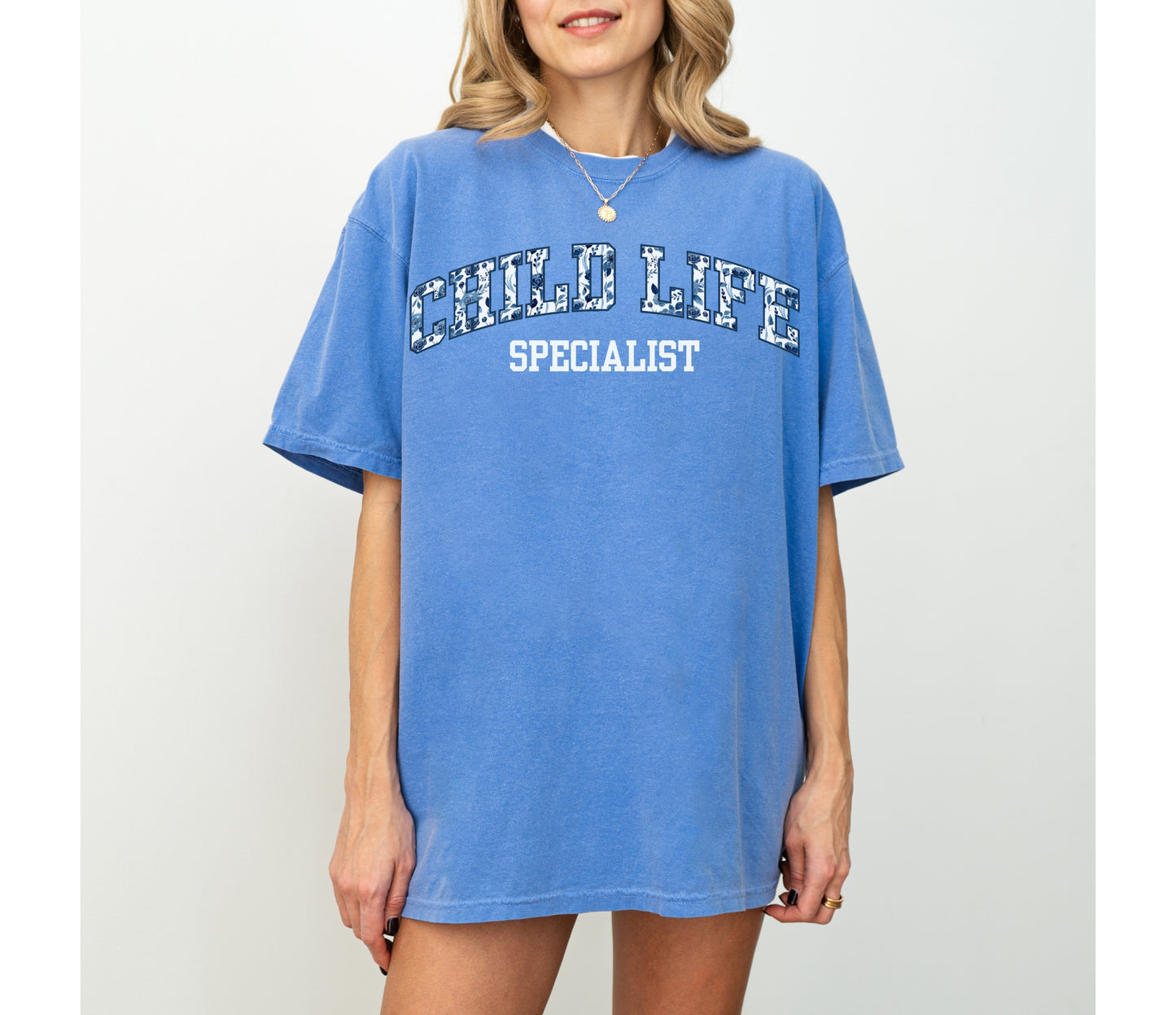 Floral Child Life Specialist Shirt