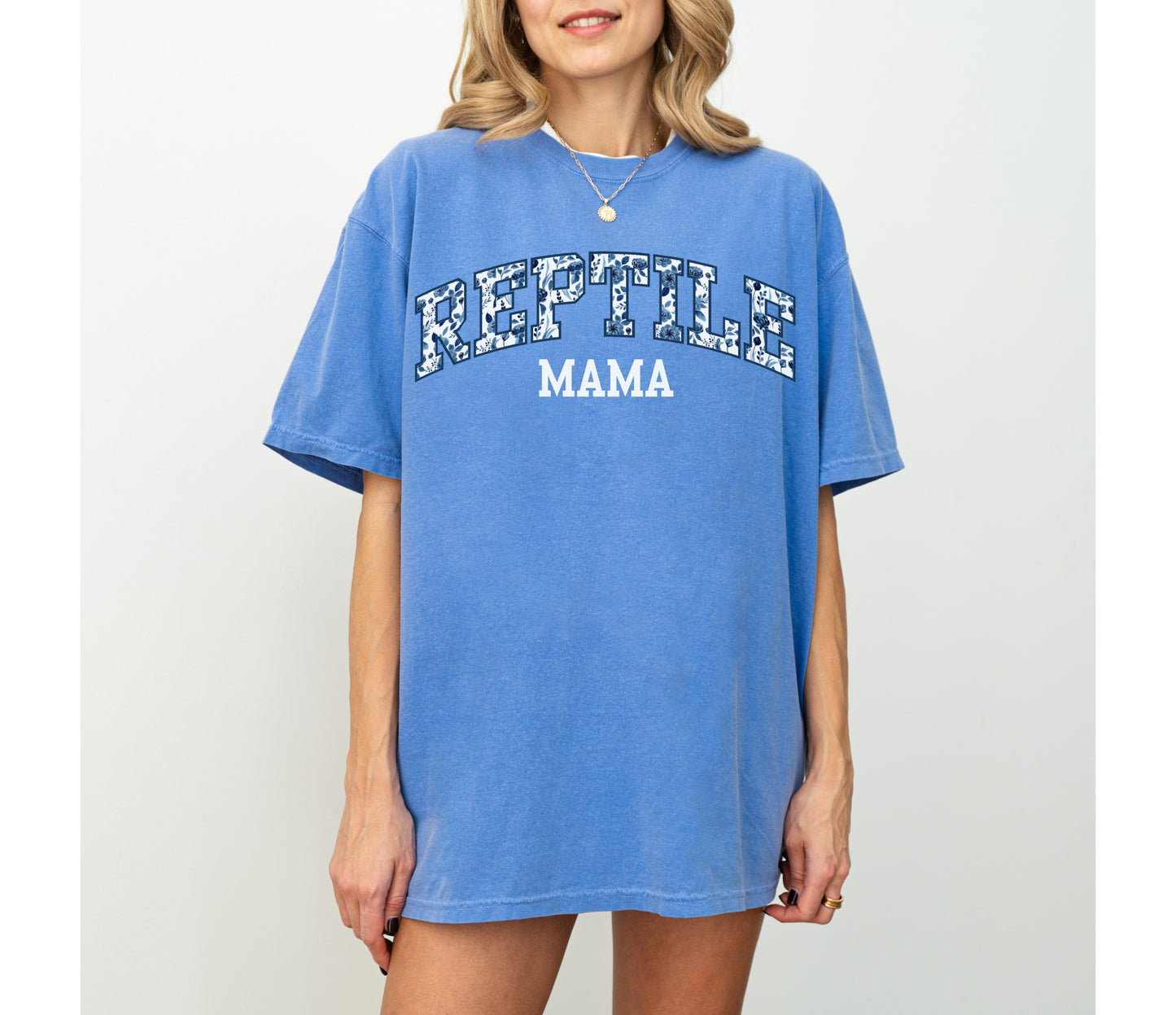 Floral Reptile Mama Shirt