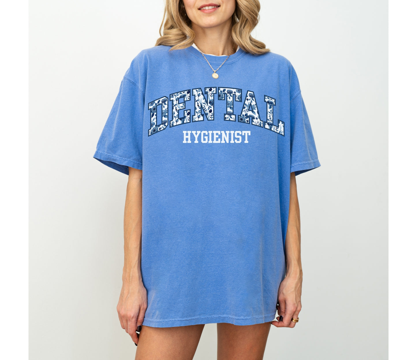 Floral Dental Hygienist Shirt