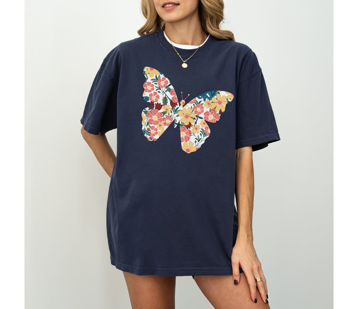 Floral Butterfly Shirt