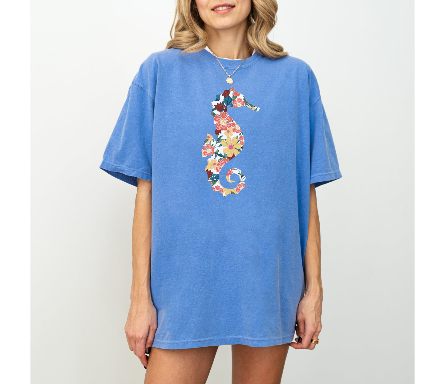 Floral Seahorse Shirt