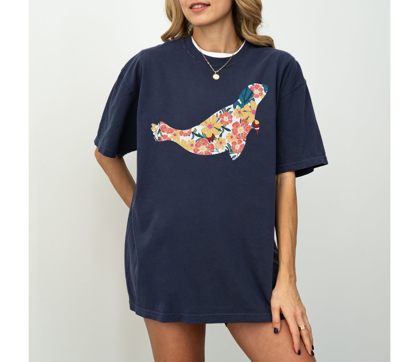 Floral Seal Shirt