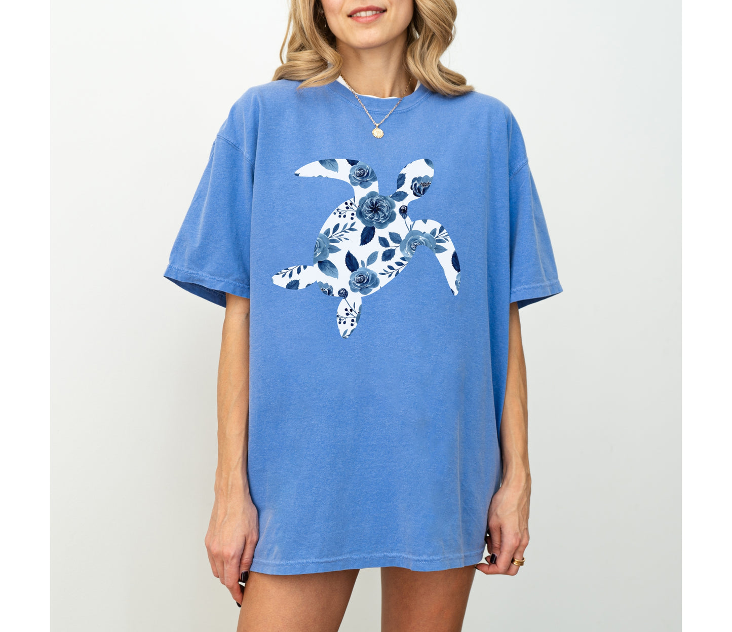 Floral Turtle Shirt