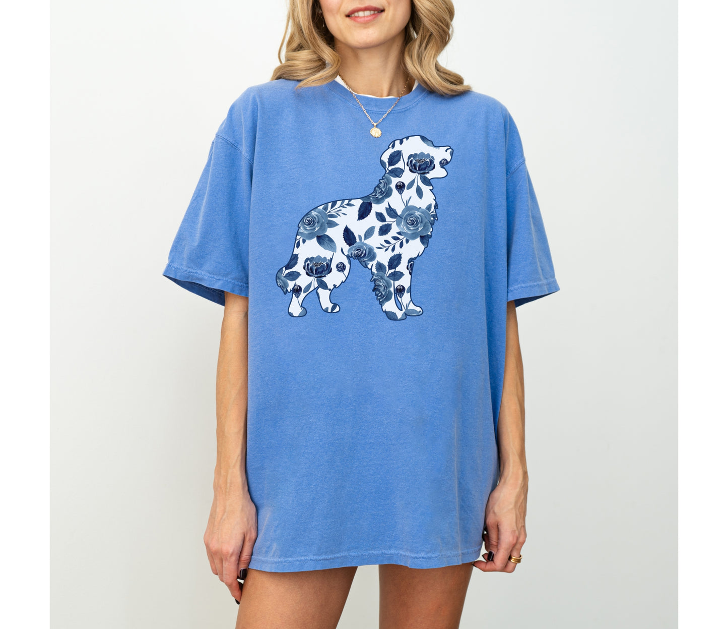 Floral Golden Retriever Shirt