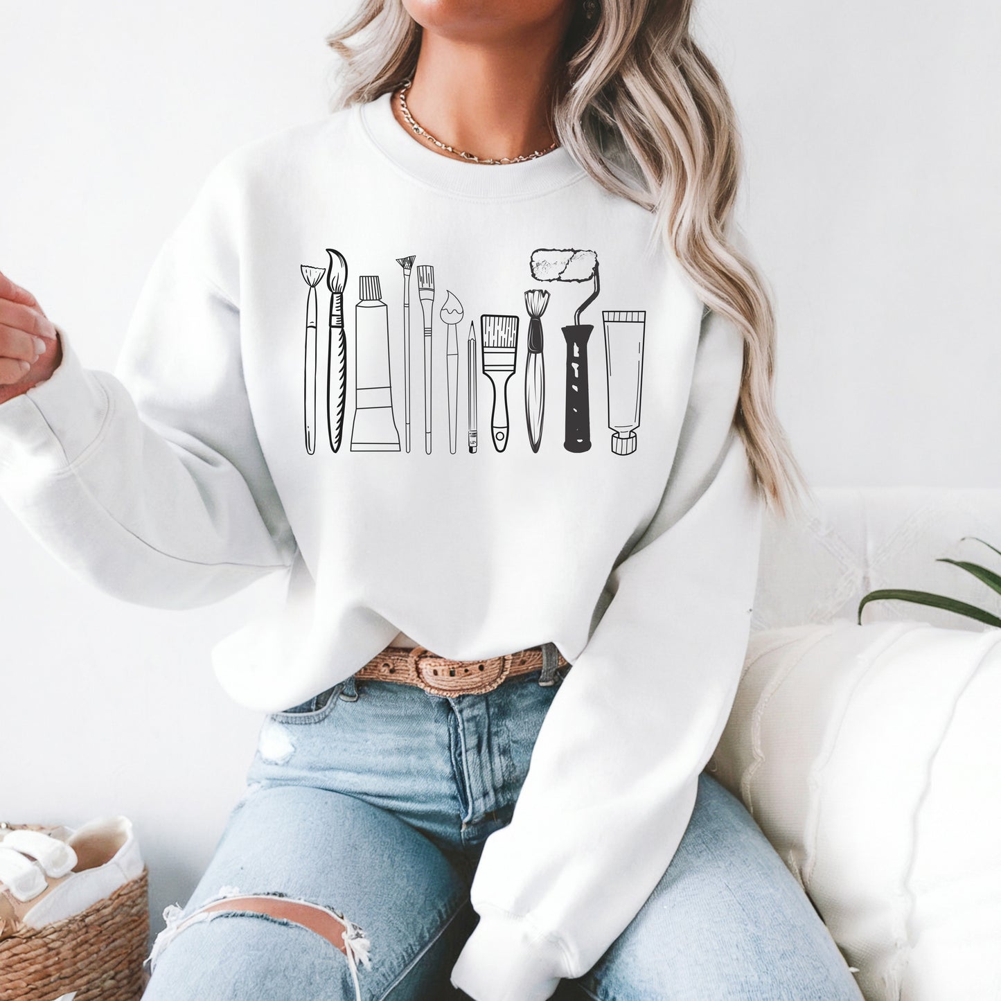 Art Supplies Sweatshirt